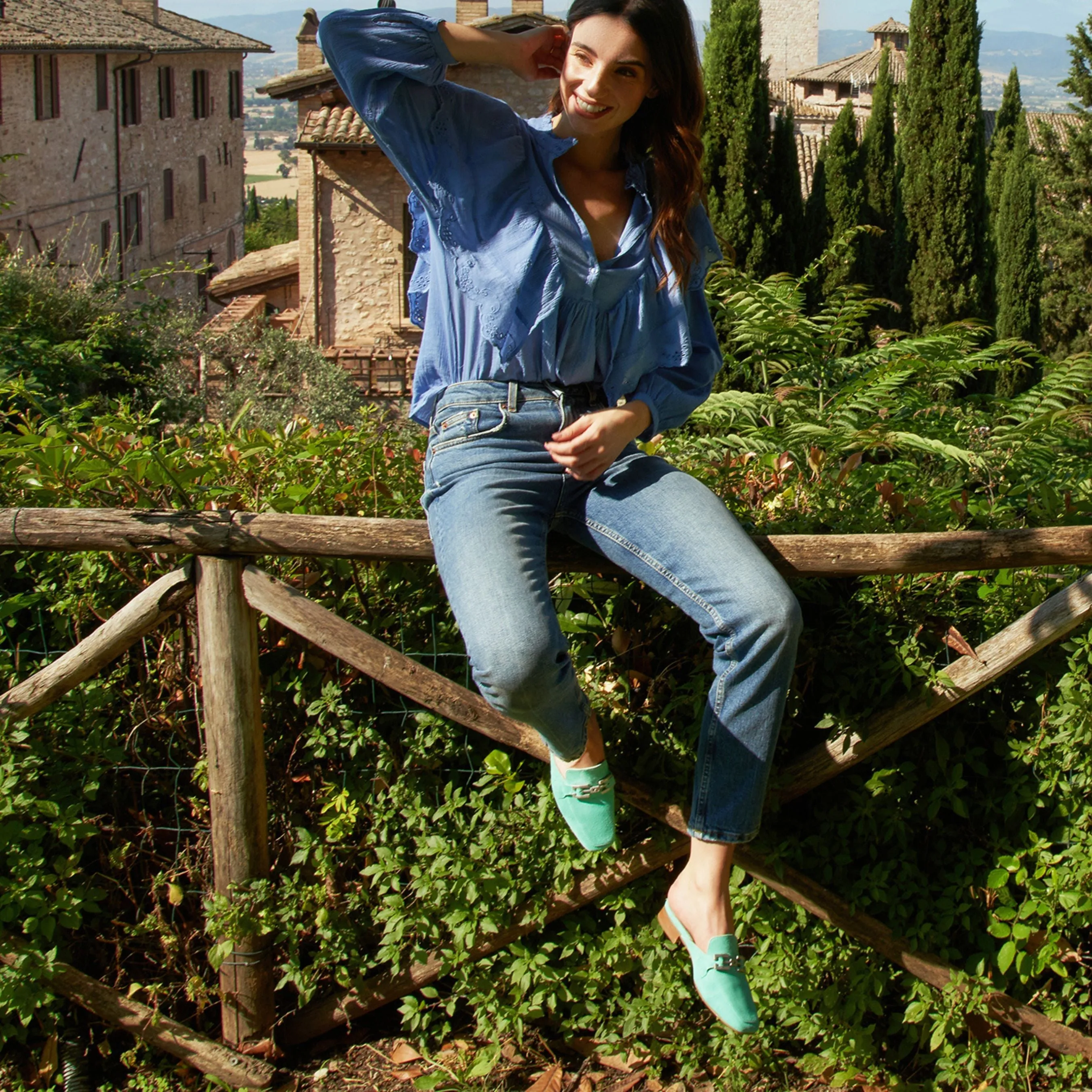 Cecile Mules Jade