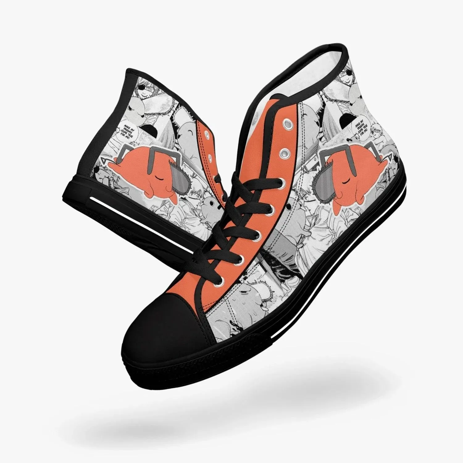 Chainsaw Man Pochita A-Star Mid Anime Shoes