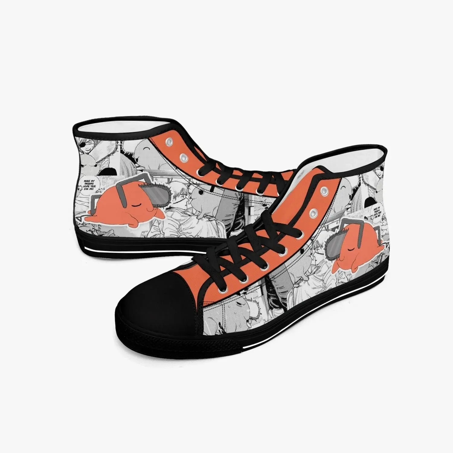 Chainsaw Man Pochita A-Star Mid Anime Shoes