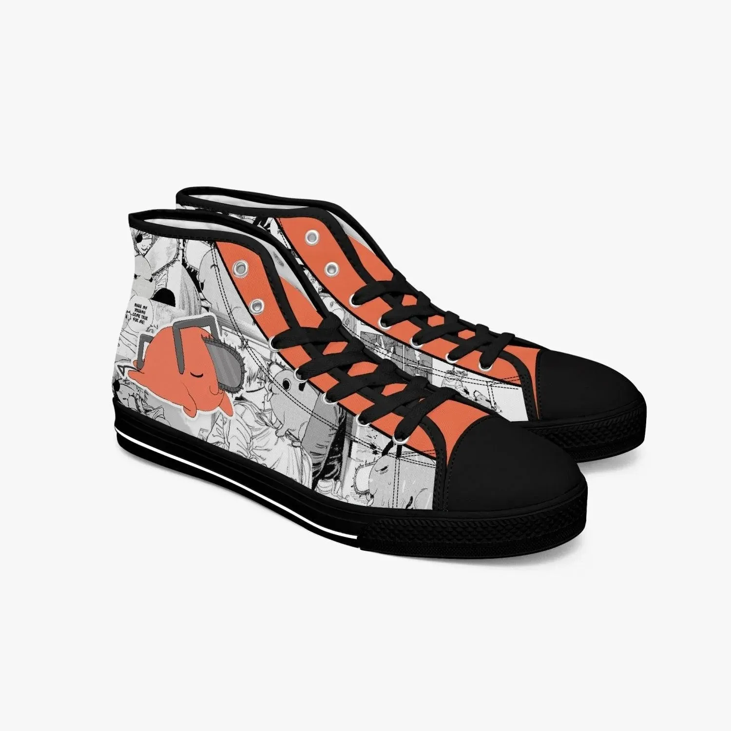 Chainsaw Man Pochita A-Star Mid Anime Shoes