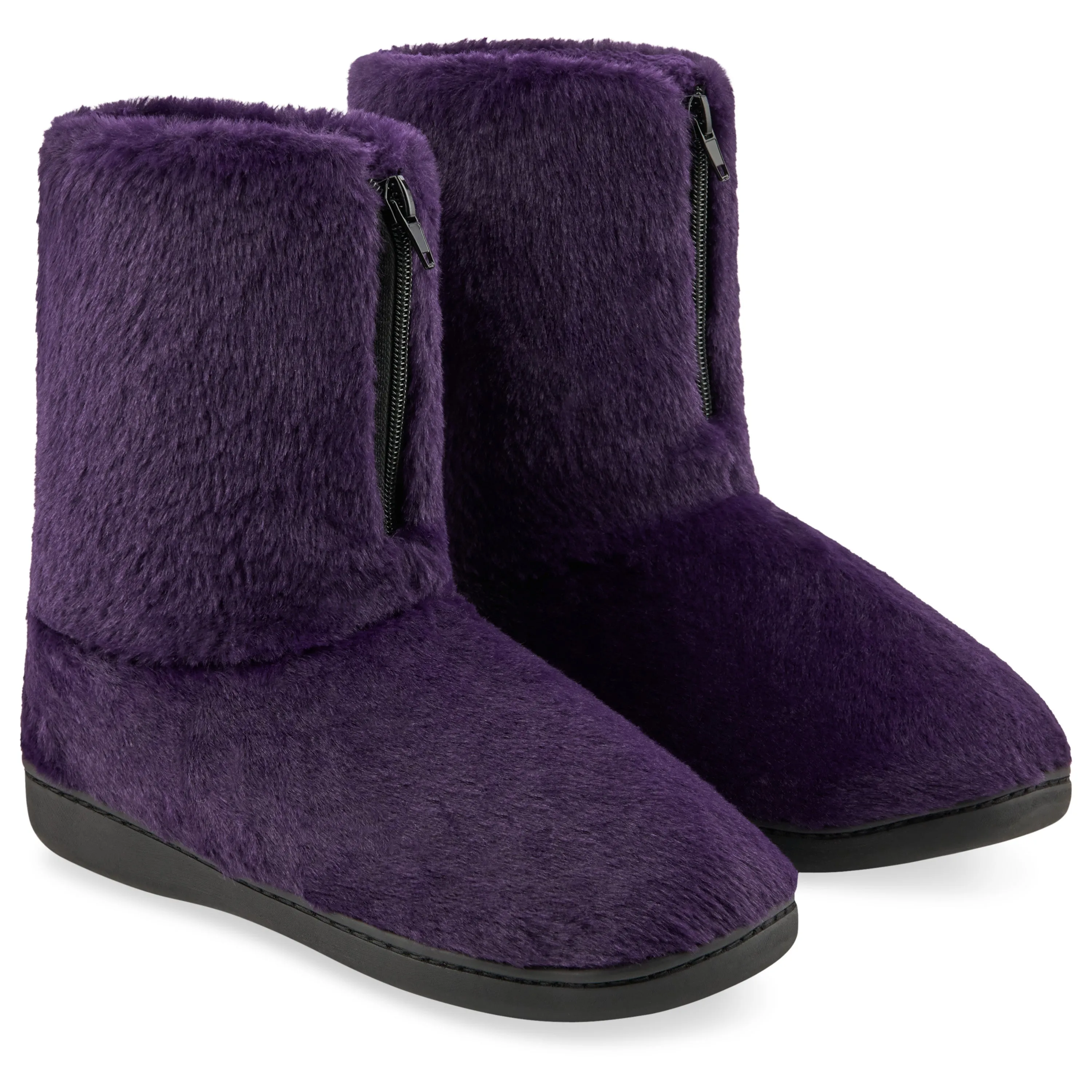 CityComfort Womens Slippers - Fluffy Boot Slippers