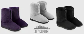 CityComfort Womens Slippers - Fluffy Boot Slippers
