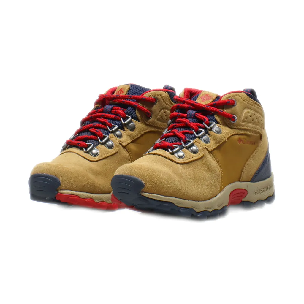 Columbia Ankle Boots Leather Brown Colour For Kids