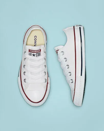 Converse Chuck Taylor All Star Classic Low Top Infant and Junior - Optical White