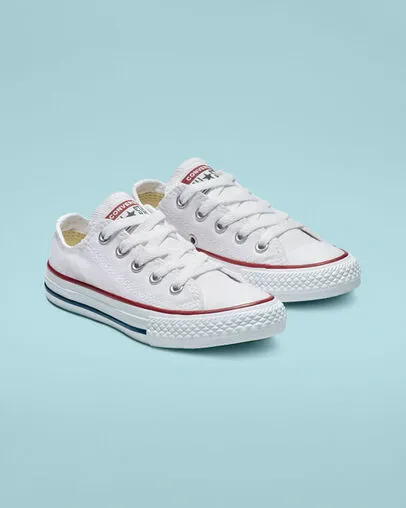 Converse Chuck Taylor All Star Classic Low Top Infant and Junior - Optical White