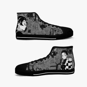 Demon Slayer Tanjiro Kamado Manga A-Star Mid Anime Shoes