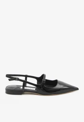 Didi Patent-Leather Pointed Toe Flats