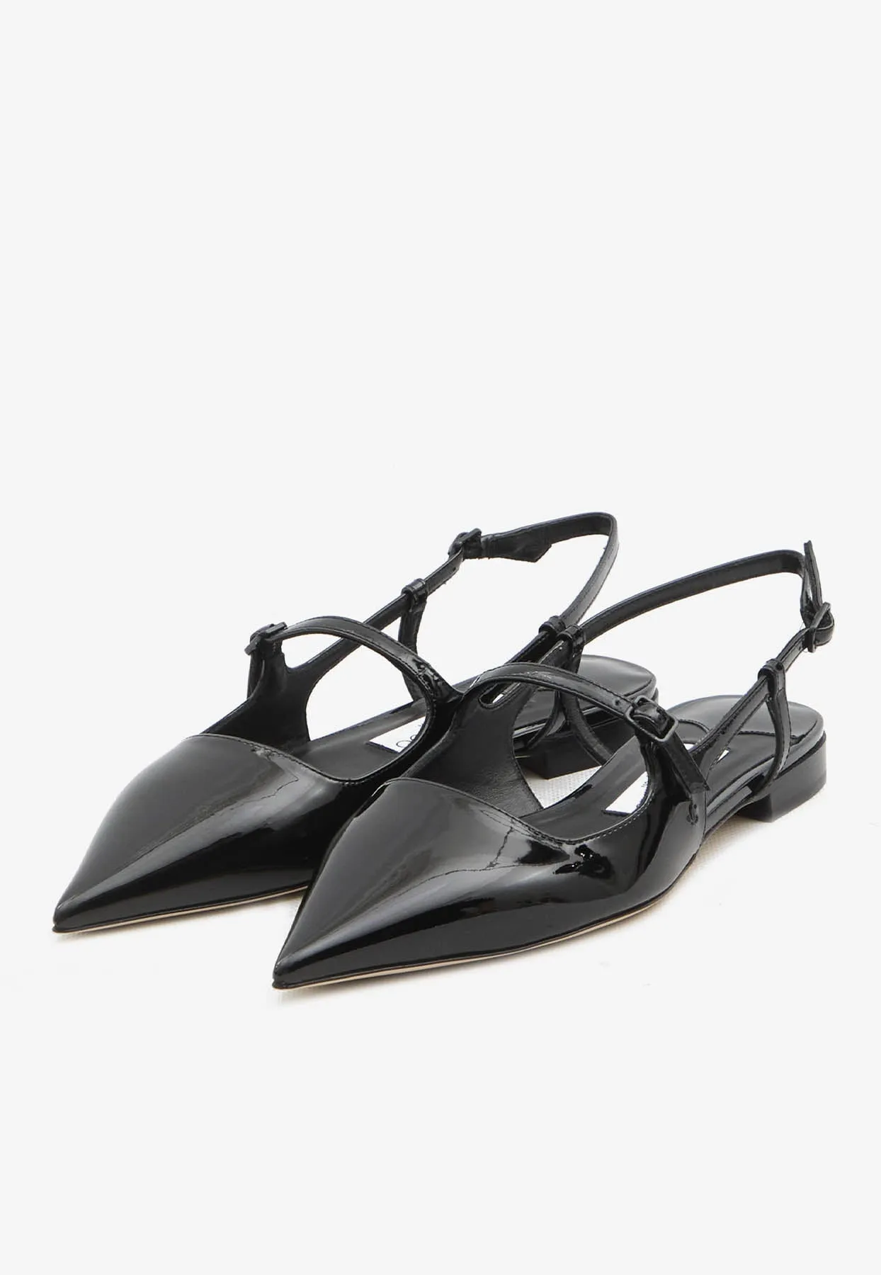 Didi Patent-Leather Pointed Toe Flats