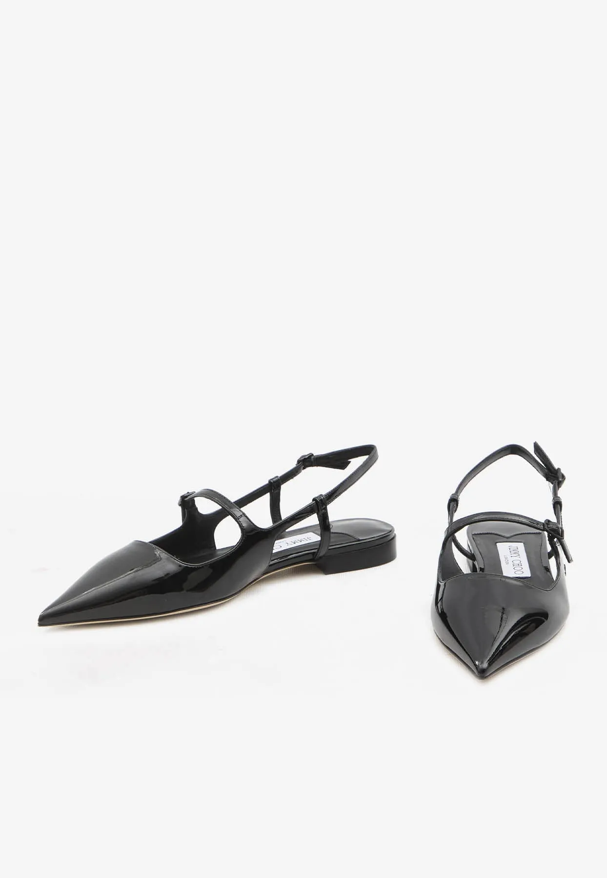 Didi Patent-Leather Pointed Toe Flats