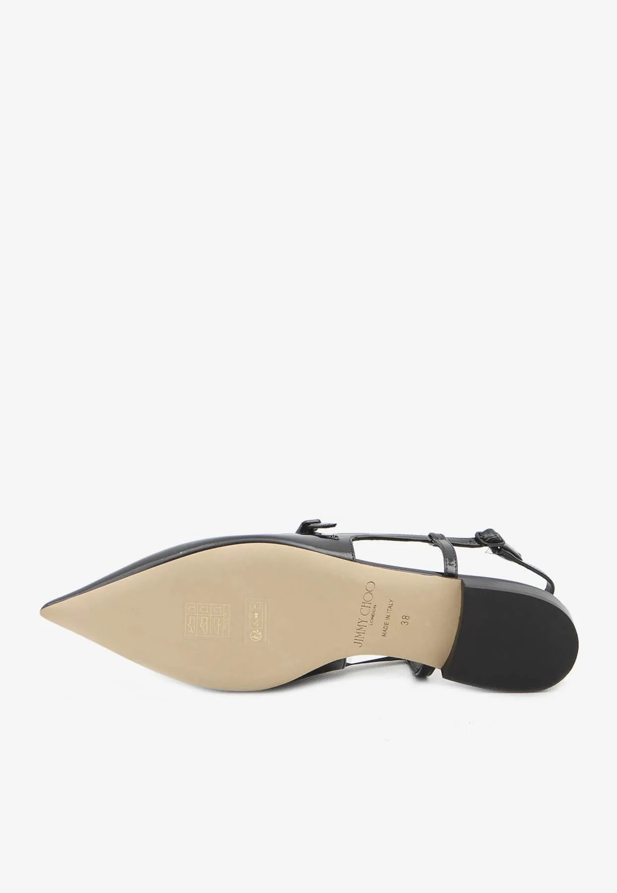 Didi Patent-Leather Pointed Toe Flats