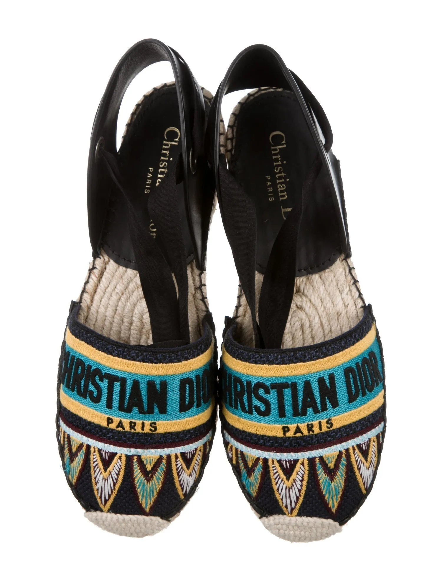Dior Nicely-D Embroidered Espadrilles