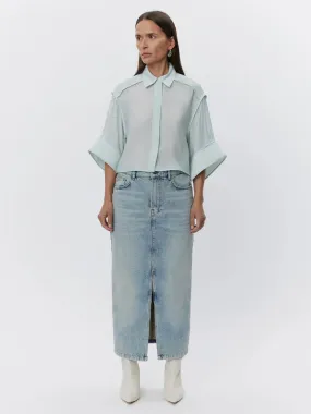 Eleanor - Refined Rayon - Misty Blue