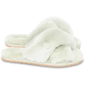 Fluffy Slipper - Sage Green