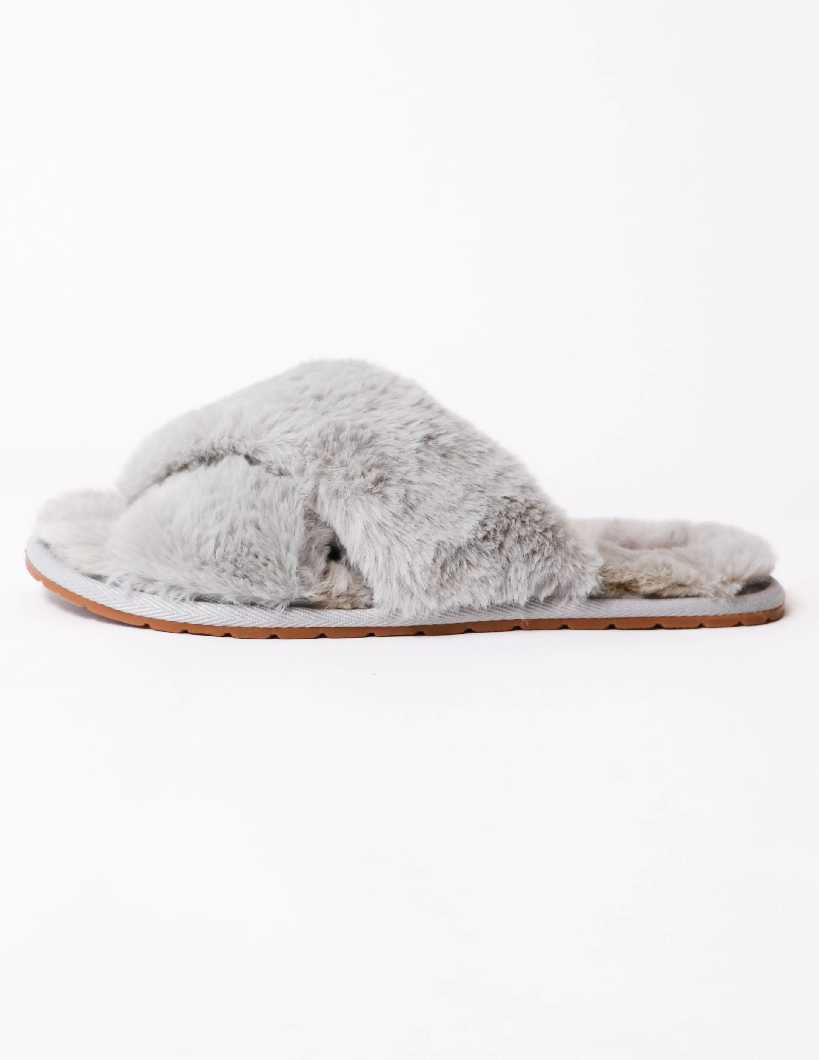 FUR THE DREAMERS SLIPPER - Grey