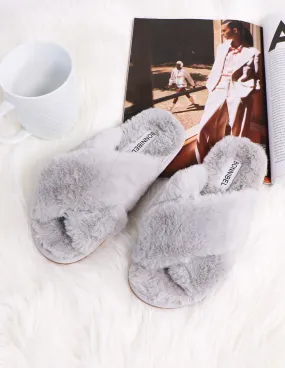 FUR THE DREAMERS SLIPPER - Grey