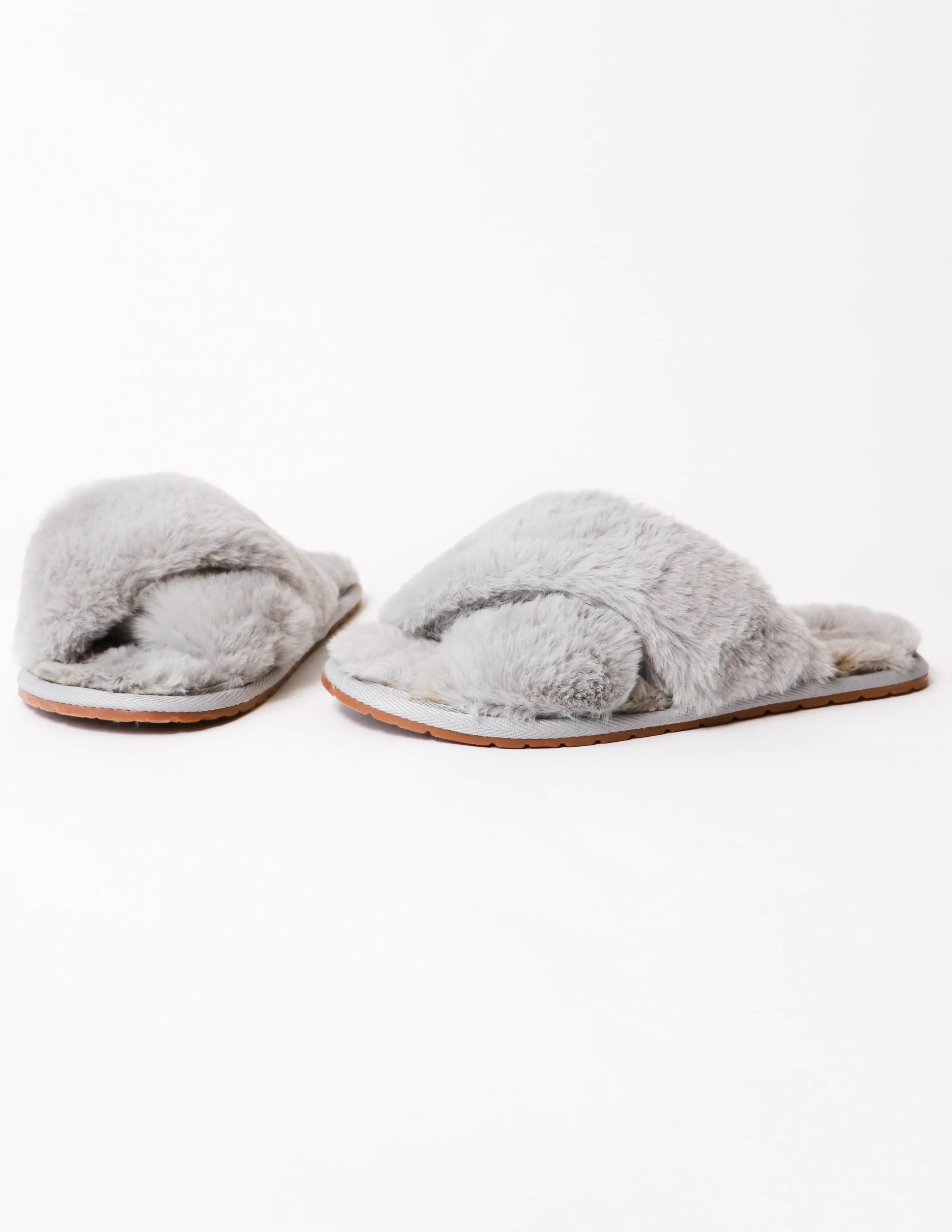FUR THE DREAMERS SLIPPER - Grey