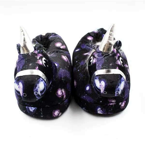 Galaxy Fluffy Unicorn Slippers