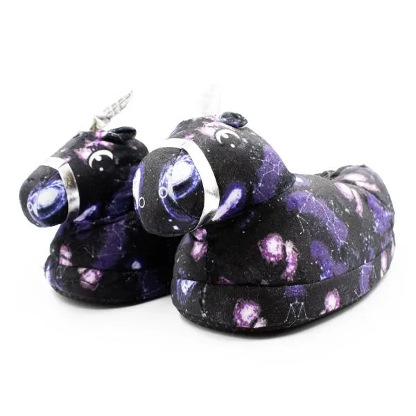 Galaxy Fluffy Unicorn Slippers
