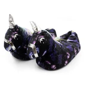 Galaxy Fluffy Unicorn Slippers