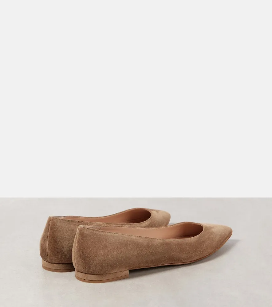 Gianvito Rossi Gianvito suede ballet flats