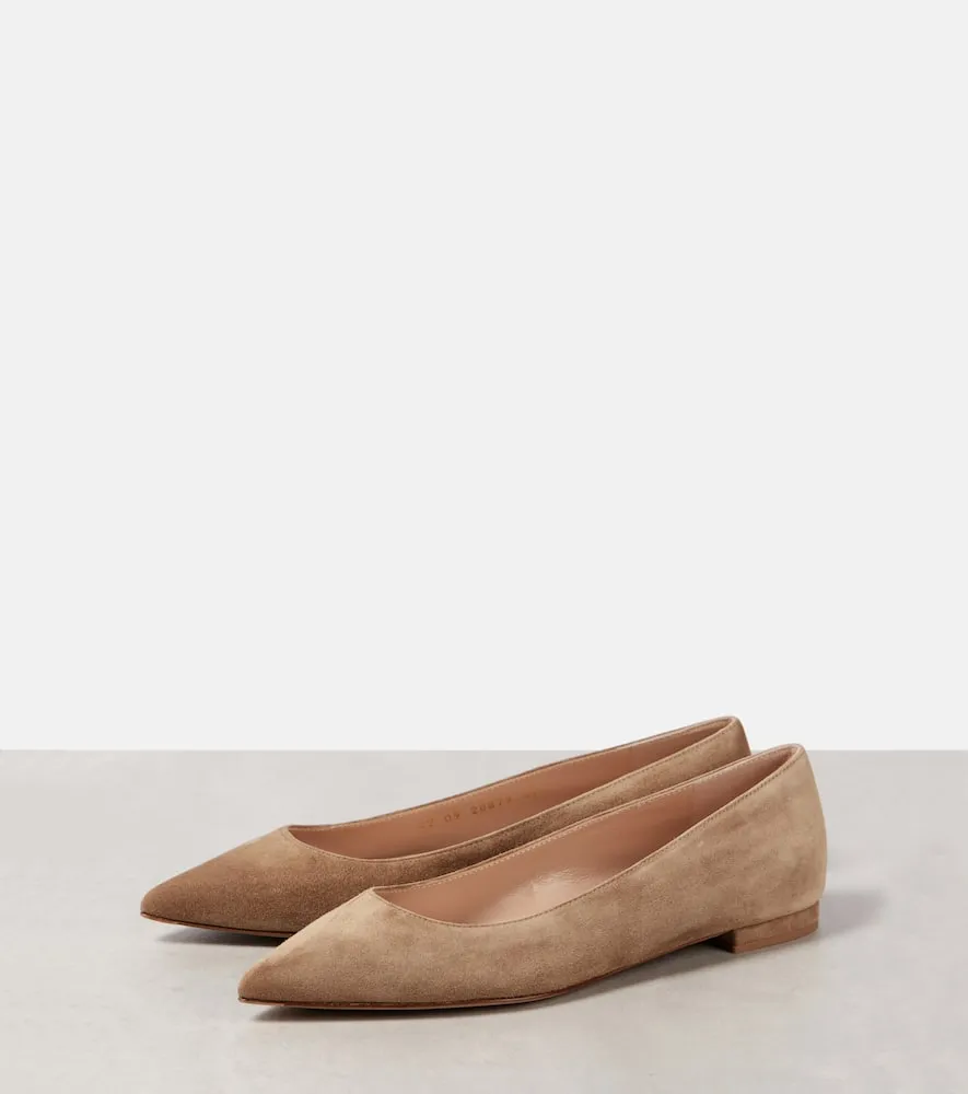 Gianvito Rossi Gianvito suede ballet flats