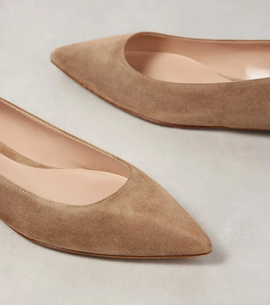 Gianvito Rossi Gianvito suede ballet flats