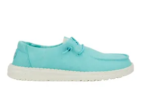 Hey Dude Wendy Stretch Canvas - Turquoise