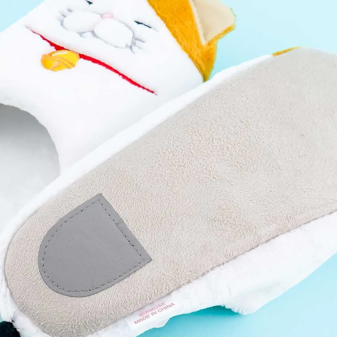 Hige Manjyu Neko Slippers - Mi-sama