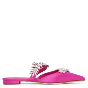 Lurum pink satin flats