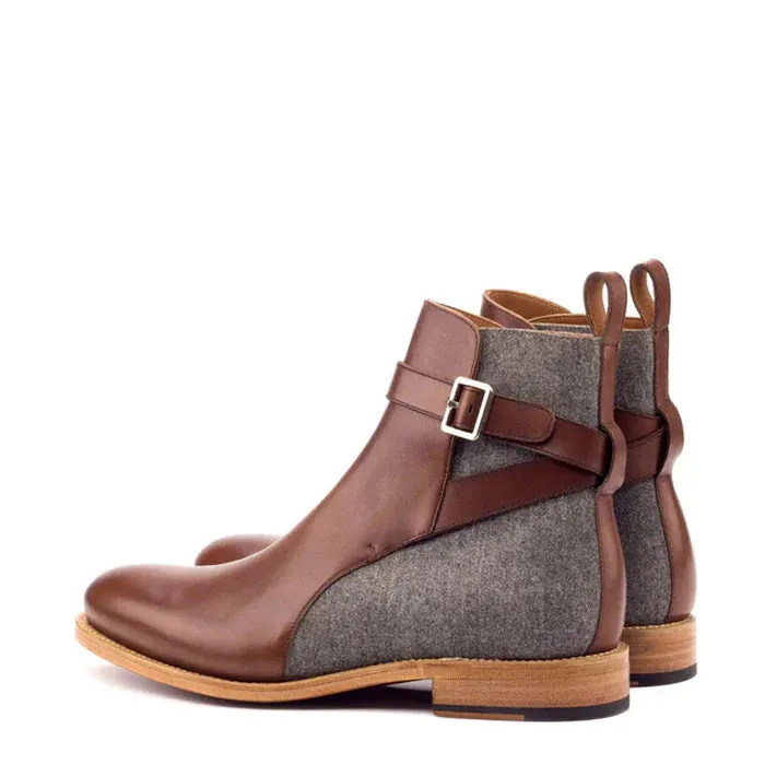 Men Handmade Custom Leather Jodhpur Boots