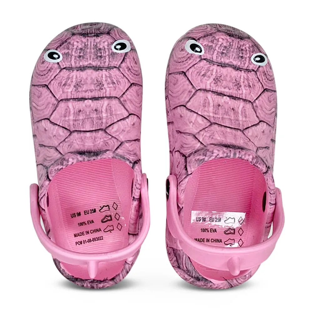 Norty TODDLER GIRL 6-11 CLOG TURTLE PINK
