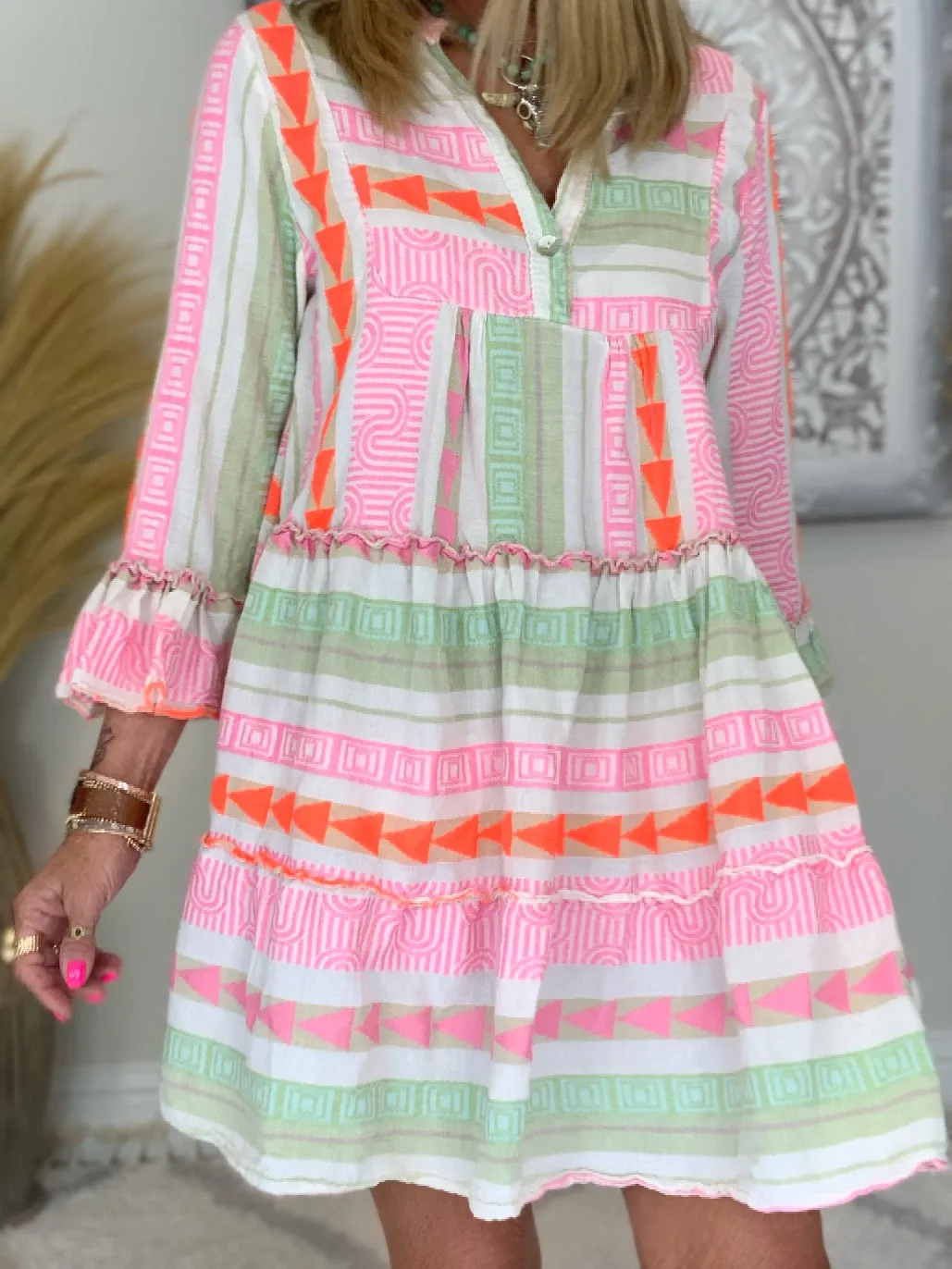 Ophelia Jacquard Dress
